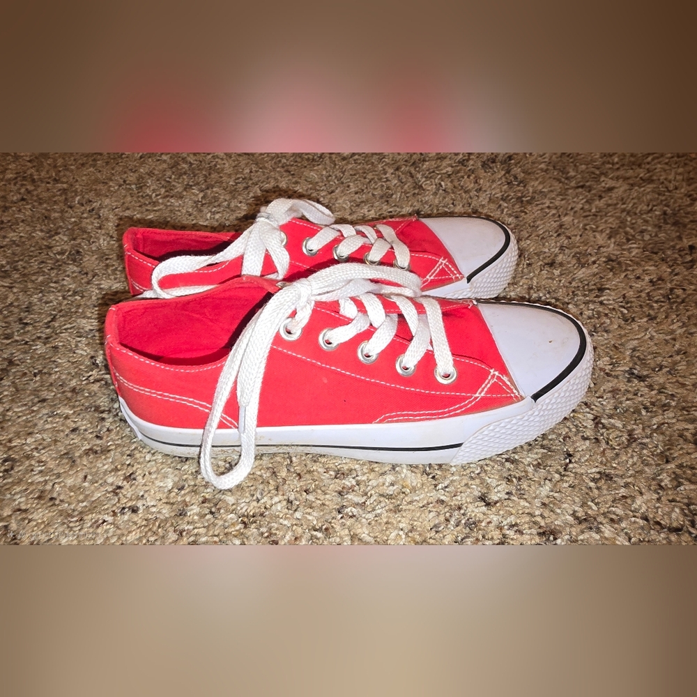 Red Airwalk Canvas Sneakers, Sz. 6.5